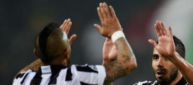 Carlos Tevez scored a brace for Juventus Carlos Tevez scored a brace for Juventus