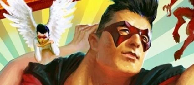 Stein des Anstoßes: Andreas Gabalier als Superheld Stein des Anstoßes: Andreas Gabalier als Superheld