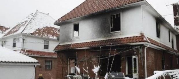 Incendie dans une maison à New York Incendie dans une maison à New York