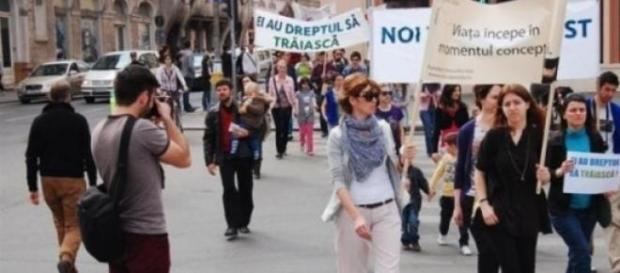 ”Marsul pentru viata” de la Cluj ”Marsul pentru viata” de la Cluj