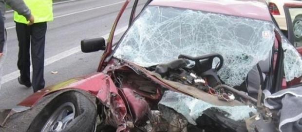 Accident rutier la Brasov Accident rutier la Brasov