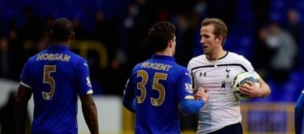 Kane scored his first hat-trick for the Spurs Kane scored his first hat-trick for the Spurs