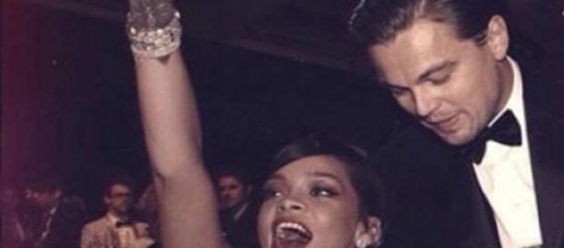 Rihanna y DiCaprio juntos en la fiesta Rihanna y DiCaprio juntos en la fiesta