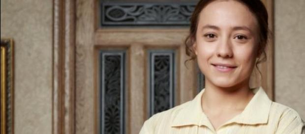 Un primo piano di Quintina Pelayo Un primo piano di Quintina Pelayo