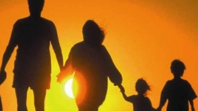 L'immagine di una famiglia felice