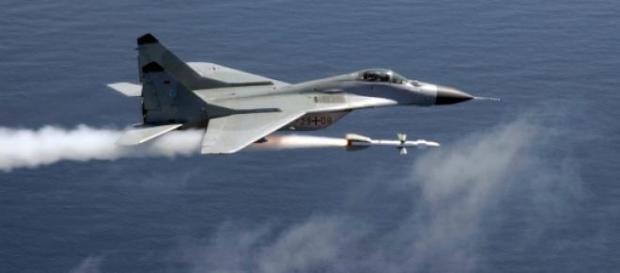 Caça MiG-29 similar aos oferecidos à Nicarágua. Caça MiG-29 similar aos oferecidos à Nicarágua.