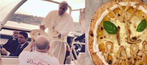 Foi o Papa que pediu uma pizza? Fonte: Instragram Foi o Papa que pediu uma pizza? Fonte: Instragram