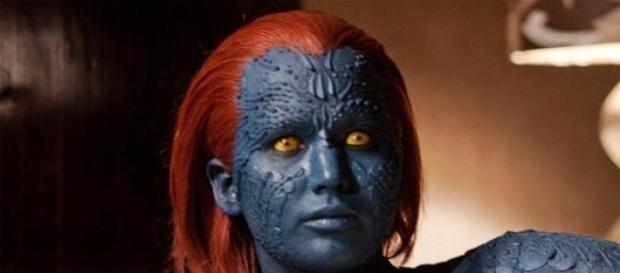 Jennifer Lawrence como Mystique. Jennifer Lawrence como Mystique.