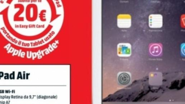 Prezzi volantino Mediaworld per i device Apple.