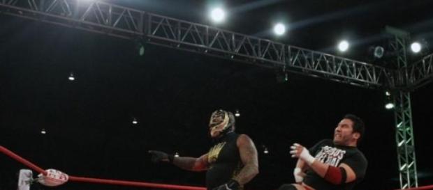 ´El Hijo del Perro Aguayo´ y ´Rey Mysterio ´El Hijo del Perro Aguayo´ y ´Rey Mysterio