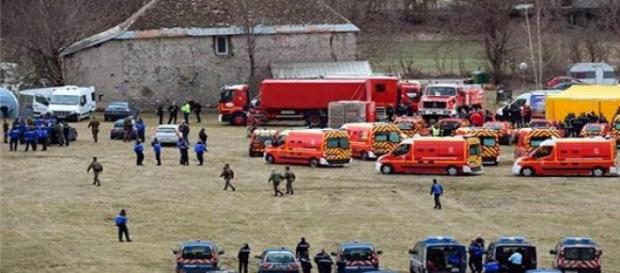 Equipos de rescate del vuelo de Germanwings Equipos de rescate del vuelo de Germanwings