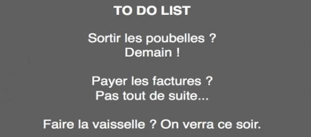 Un exemple typique de procrastination. Un exemple typique de procrastination.