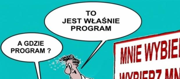 "Mnie wybierz" - to jest właśnie program wyborczy "Mnie wybierz" - to jest właśnie program wyborczy