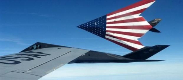 US air force swoop into action US air force swoop into action