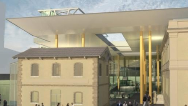 Rendering del centro commerciale Happio