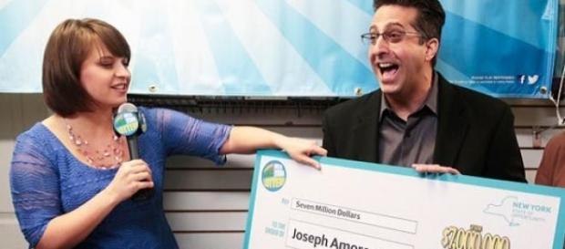 Joseph Amorese si-a revendicat premiul Joseph Amorese si-a revendicat premiul