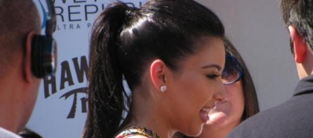 Kim Kardashian en uno de sus eventos personales Kim Kardashian en uno de sus eventos personales