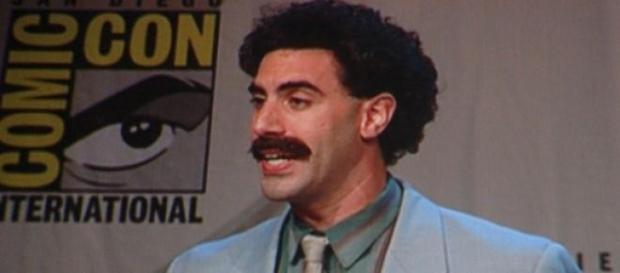 Foto: Sacha Baron Cohen, Borat. Foto: Sacha Baron Cohen, Borat.