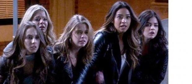 Der Cast von Pretty Little Liars. Der Cast von Pretty Little Liars.