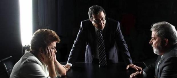 João Santana entre Lula e Dilma: o guru do PT João Santana entre Lula e Dilma: o guru do PT