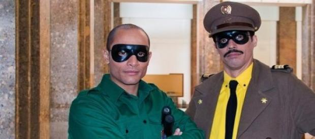 Puto Perdiz( à esq.) e Capitão Falcão (à dir.) Puto Perdiz( à esq.) e Capitão Falcão (à dir.)