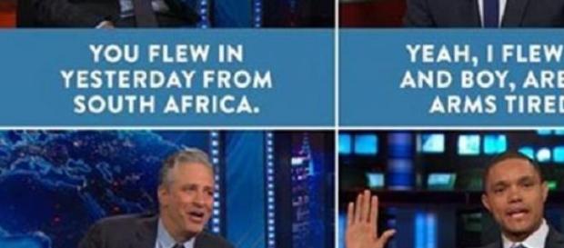 Stewart hands over the reins to Trevor Noah Stewart hands over the reins to Trevor Noah