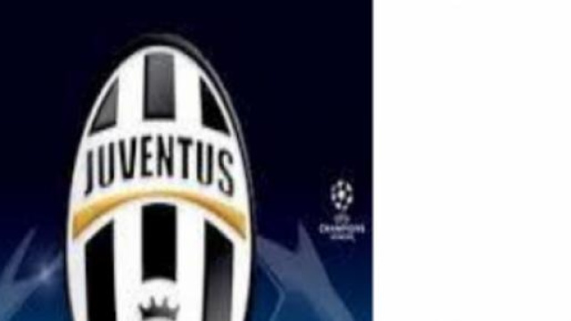 logo juve su sfondo champions