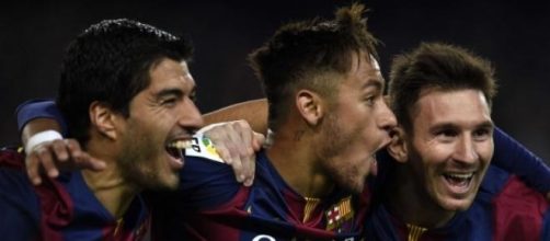 Messi, Luis Suarez y Neymar estrellas del Barsa