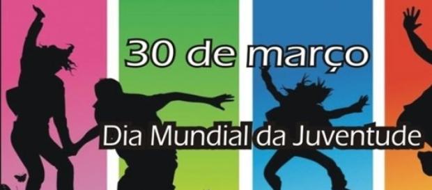 Dia 30 de março é o Dia Mundial da Juventude Dia 30 de março é o Dia Mundial da Juventude