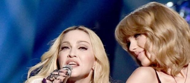 Taylor Swift e Madonna (Foto: US Magazine) Taylor Swift e Madonna (Foto: US Magazine)