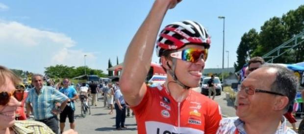 Belle victoire pour le coureur de l'équipe belge. Belle victoire pour le coureur de l'équipe belge.