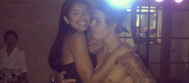 Justin Bieber y su compañera de desmadres. Justin Bieber y su compañera de desmadres.
