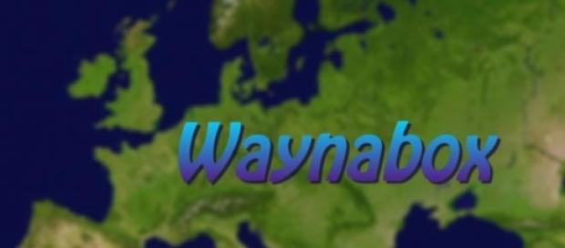 Mapa de Europa con logo de Waynabox. Mapa de Europa con logo de Waynabox.