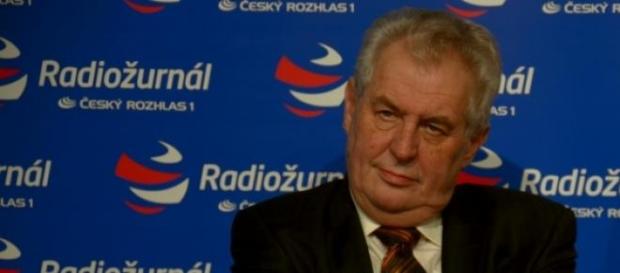 Milos Zeman, presidente della Repubblica Ceca Milos Zeman, presidente della Repubblica Ceca