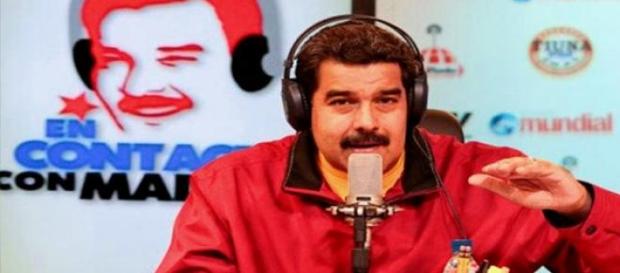 Nicolás Maduro al mando de su programa Nicolás Maduro al mando de su programa