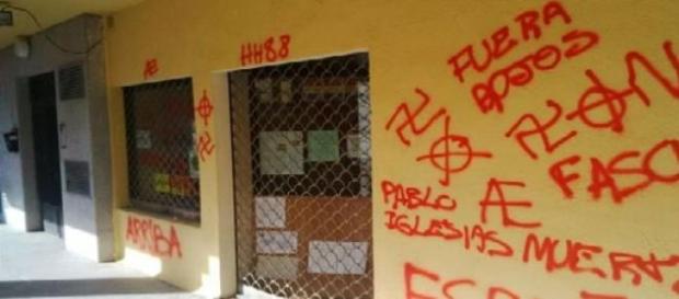 Una de las múltiples pintadas Antipodemos Una de las múltiples pintadas Antipodemos