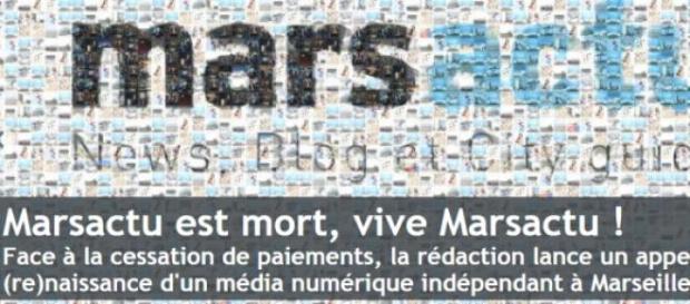 Capture d'écran de Marsactu.fr Capture d'écran de Marsactu.fr