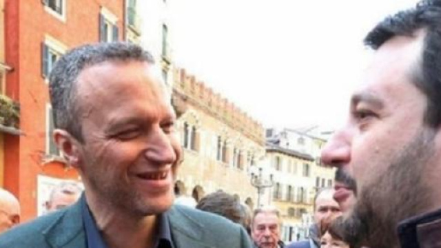 Flavio Tosi e Matteo Salvini quando erano alleati
