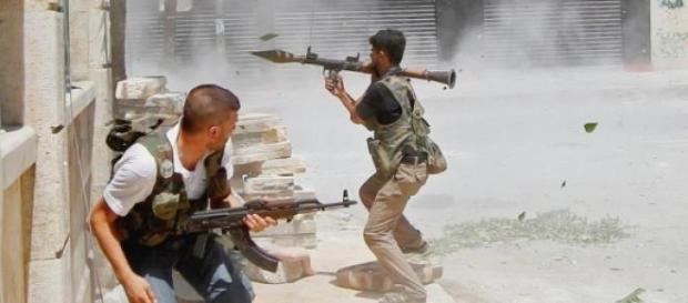 Des combats violents ont cours à Alep, en Syrie. Des combats violents ont cours à Alep, en Syrie.