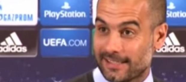 Guardiola, en una rueda de prensa Guardiola, en una rueda de prensa