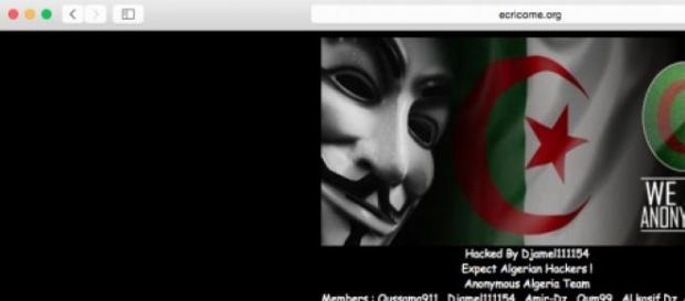 Anonymous Algeria; hackage 7 mars 2015 Anonymous Algeria; hackage 7 mars 2015
