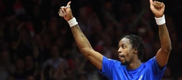 Un excellent Gaël Monfils. Un excellent Gaël Monfils.