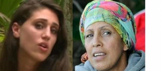 Isola dei famosi: Cecilia litiga con Rachida. Isola dei famosi: Cecilia litiga con Rachida.