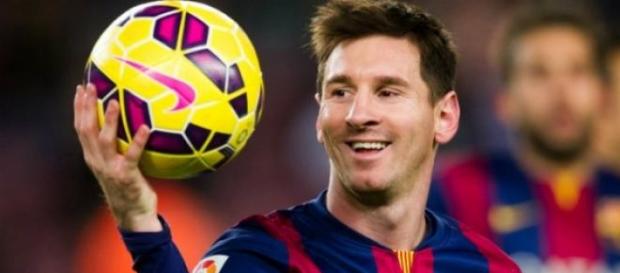 Lionel Messi a reusit un hat -trick Lionel Messi a reusit un hat -trick