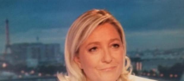 Marine Le Pen, présidente du Front National. Marine Le Pen, présidente du Front National.