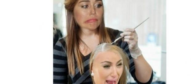 A hilariante fotomontagem de Miley Cyrus A hilariante fotomontagem de Miley Cyrus
