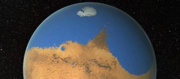 Cómo pudo ser Marte con agua Cómo pudo ser Marte con agua