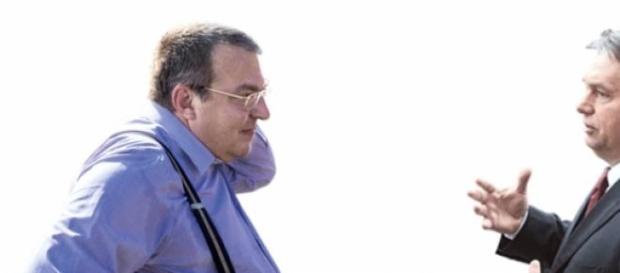 Viktor Orban si prietenul sau Simicska Viktor Orban si prietenul sau Simicska
