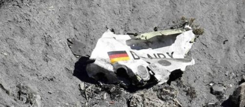 Sciagura Germanwings.  I resti dell'Airbus 320 
