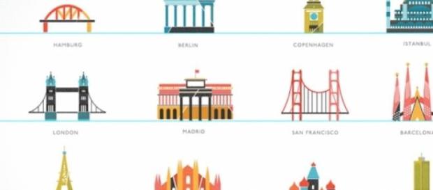 Grafik: Kelli Anderson für Airbnb. Grafik: Kelli Anderson für Airbnb.